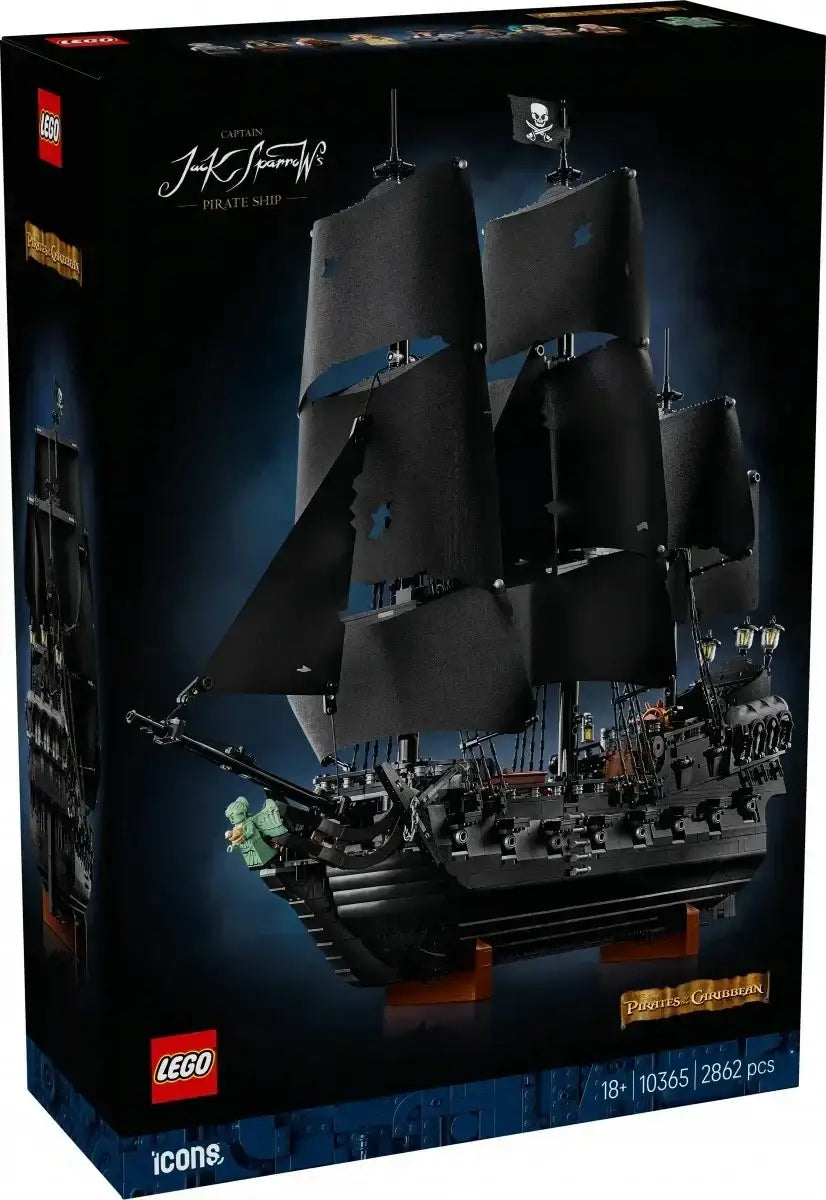 LEGO Icons statek piracki Jacka Sparrowa realistyczny model ekspozycyjny  - zabawki-dla-dziewczynk