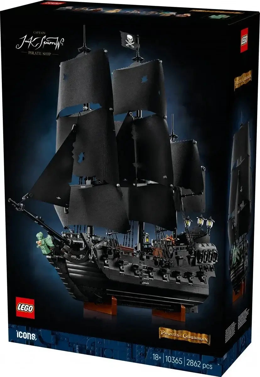 Duży model LEGO statku pirackiego Jacka Sparrowa z serii Icons - zabawki-dla-dziewczynk