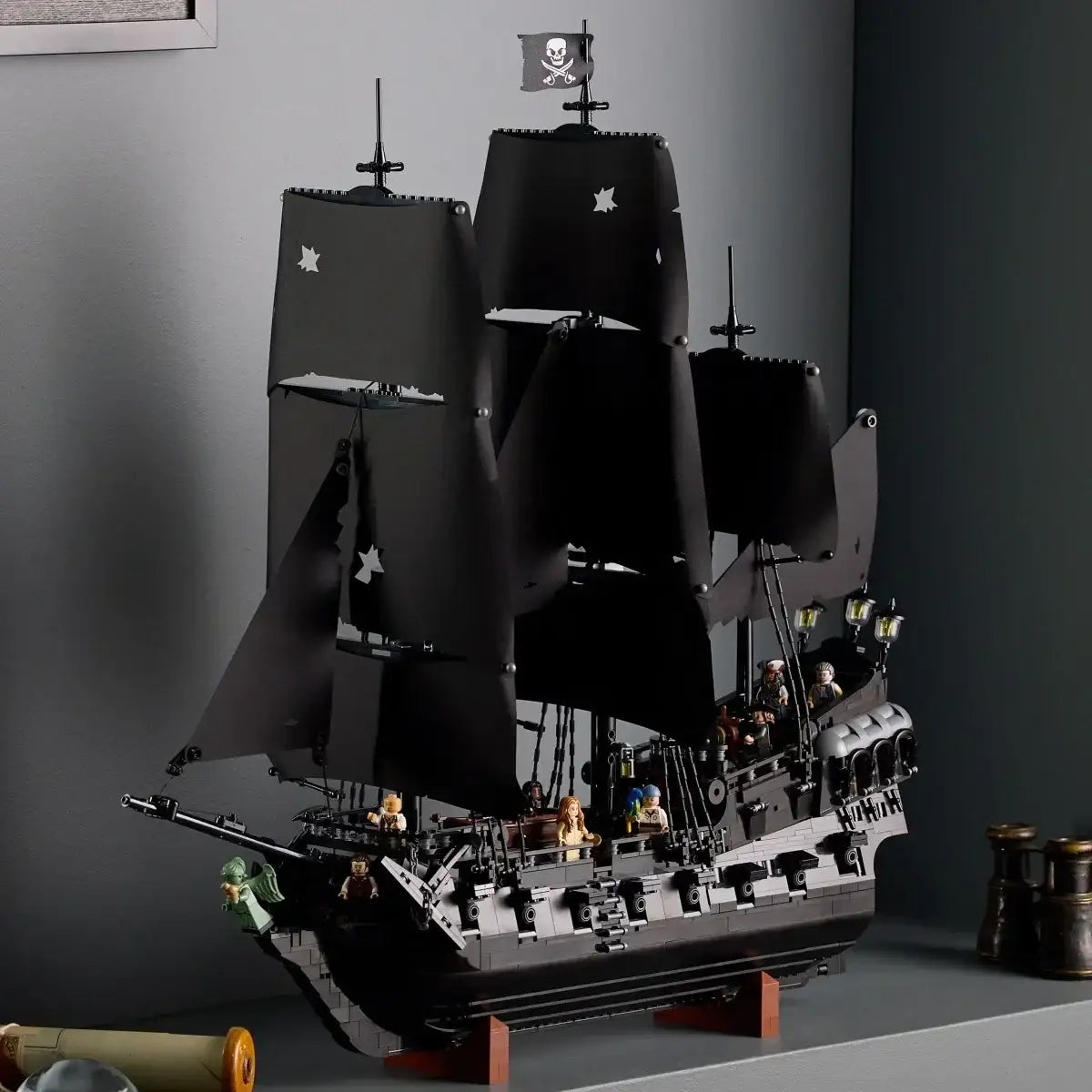 LEGO Pirates of the Caribbean statek Jacka Sparrowa czarny galeon model dla dorosłych - zabawki-dla-dziewczynk