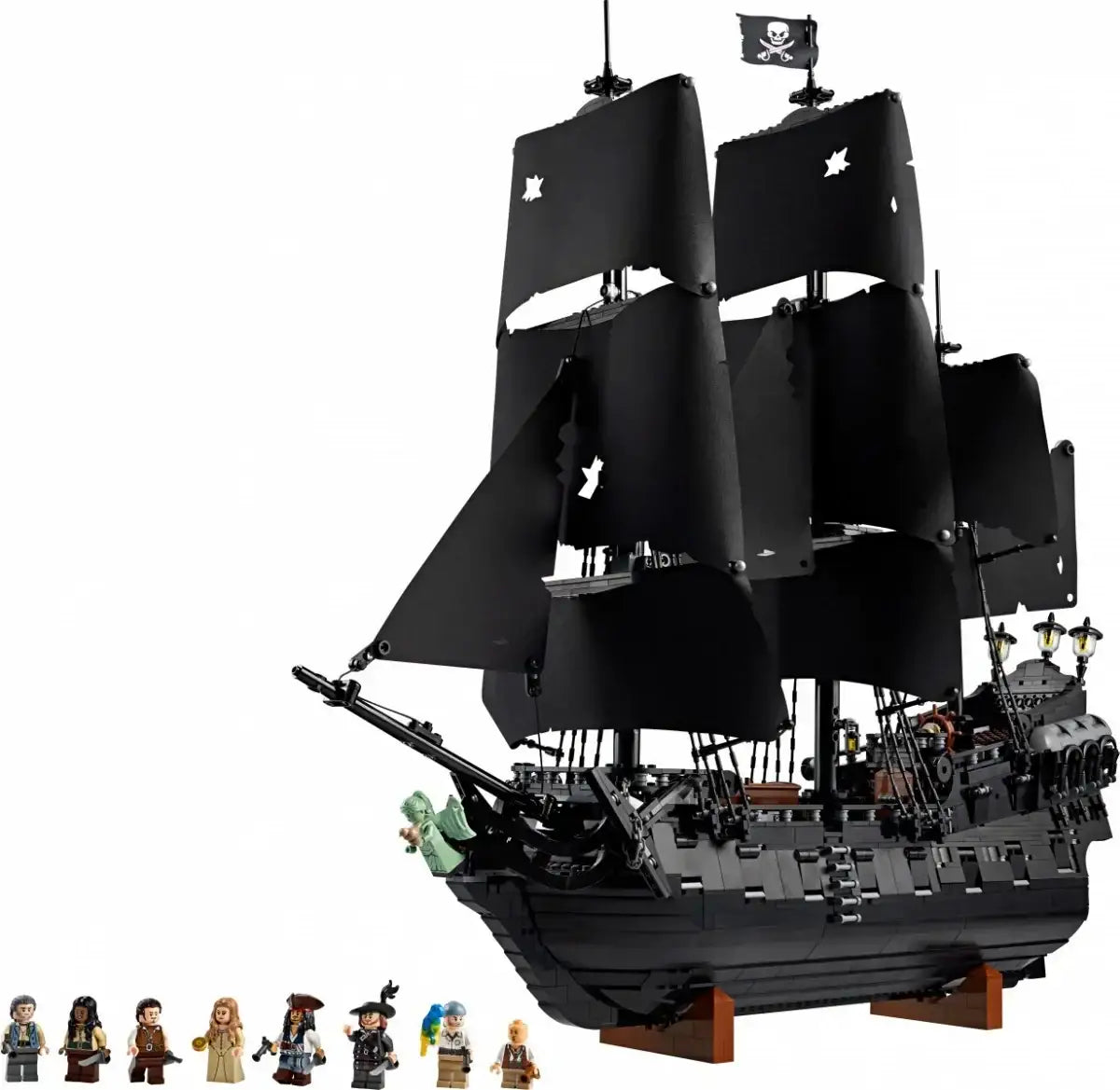 LEGO statek piracki kapitana Jacka Sparrowa 2862 elementy szczegółowy model galeonu - zabawki-dla-dziewczynk