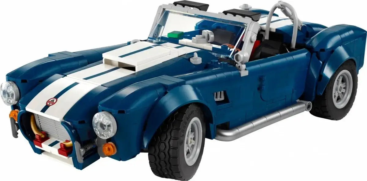 Klasyczny samochód LEGO Icons Shelby Cobra z otwieranymi drzwiami i maską - zabawki-dla-dziewczynki