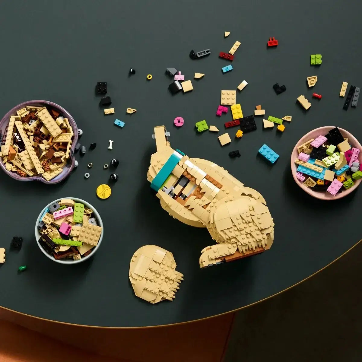 LEGO Icons zwierzęta pies dekoracyjny model - zabawki-dla-dziewczynki