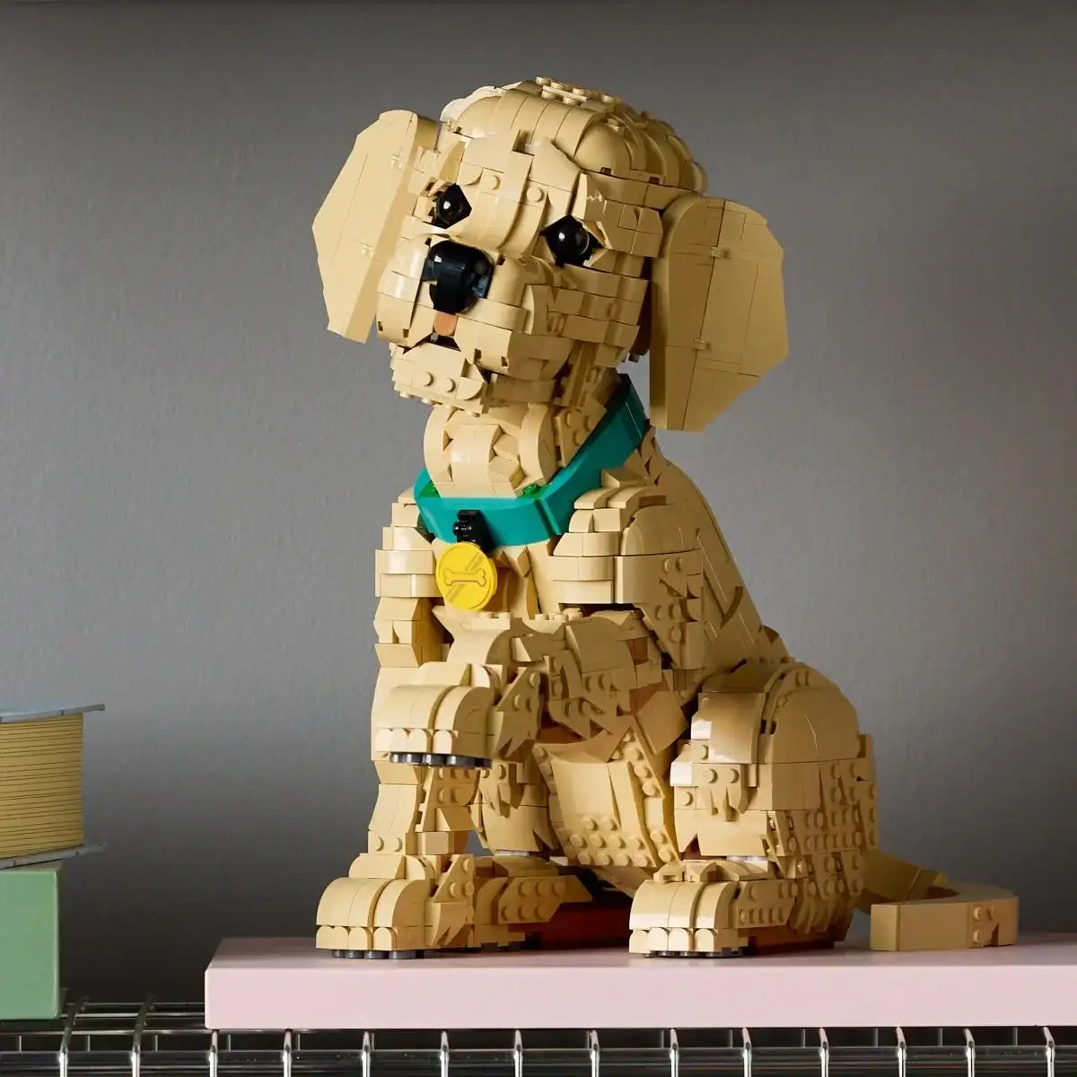 LEGO Icons szczeniak pies do budowania LEGO - zabawki-dla-dziewczynki