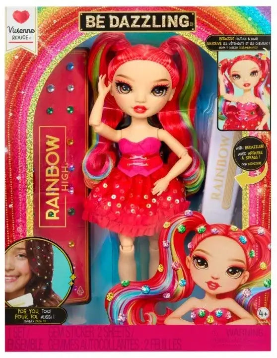 Rainbow High lalka Vivienne Rouge MGA Be Dazzling stylowa lalka