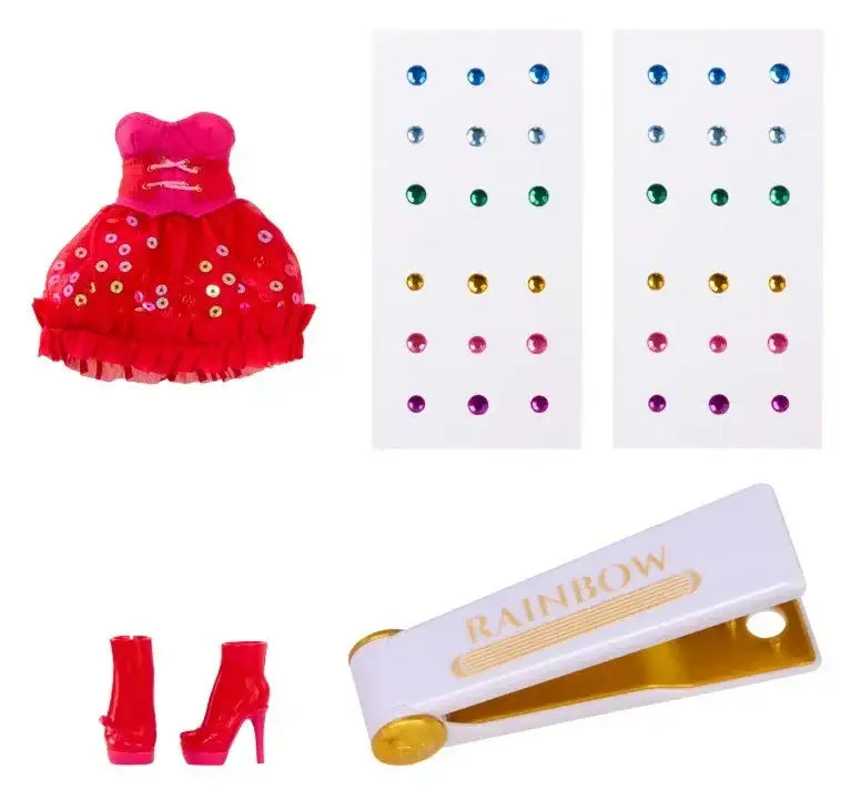 Vivienne Rouge Rainbow High Be Dazzling lalka kolekcjonerska MGA