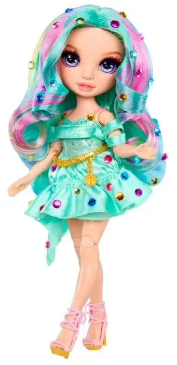 Rainbow High Be Dazzling Celine Turquoise modna lalka MGA