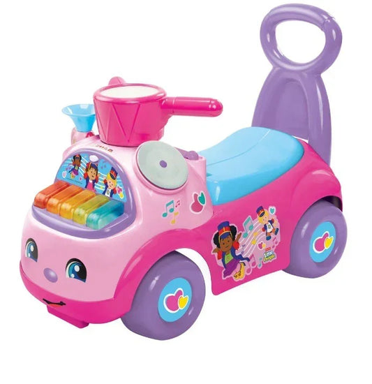 Pulio Fisher Price jeździk Muzyczna Parada różowy dla dzieci - zabawki-dla-dziewczynki
