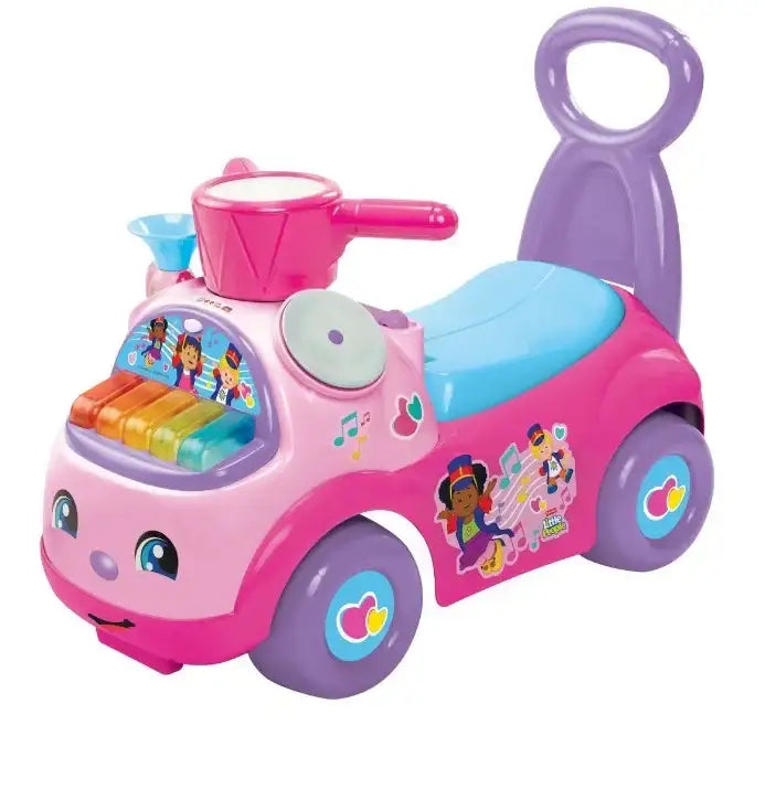 Pulio Fisher Price jeździk Muzyczna Parada różowy dla dzieci - zabawki-dla-dziewczynki