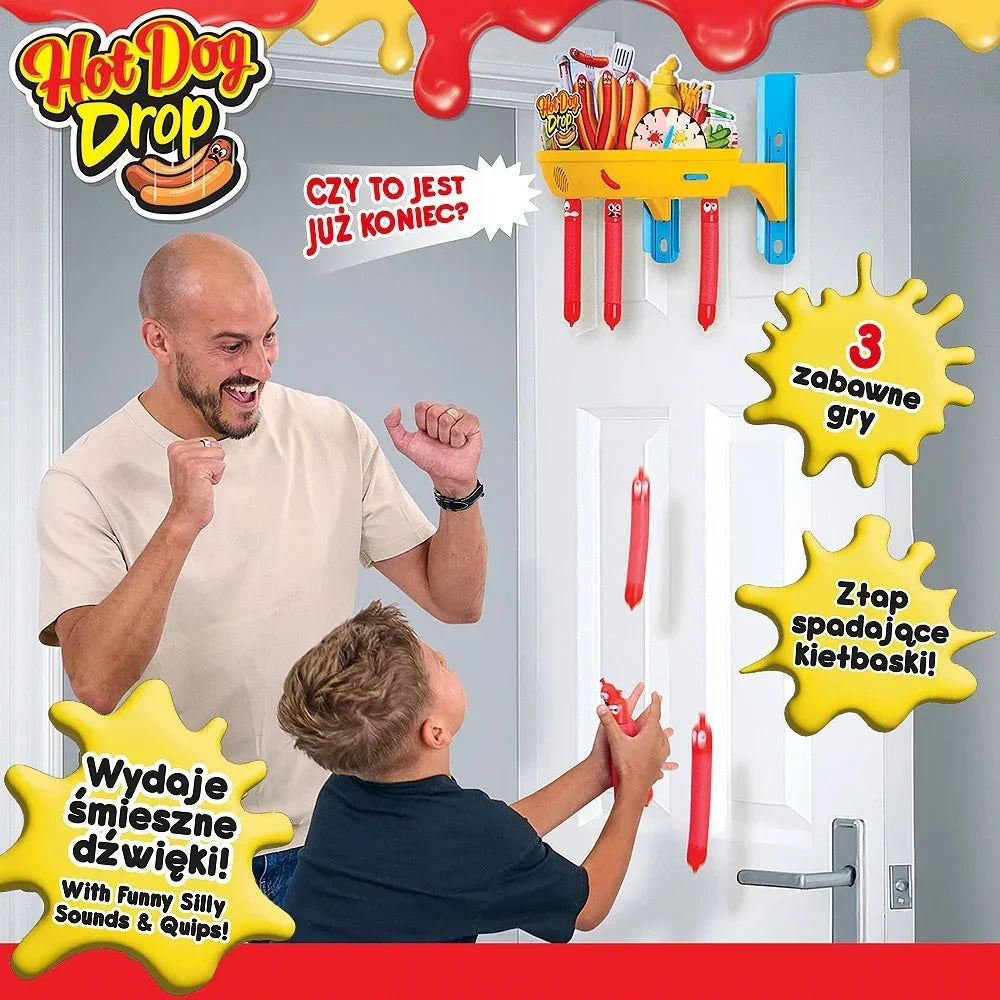 Spadające kiełbaski Hot Dog Drop – gra na refleks dla dzieci
