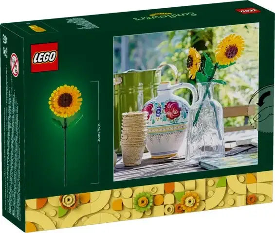 LEGO Botanicals kwiaty słoneczniki zestaw - zabawki-dla-dziewczynki