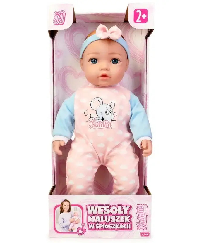 Interaktywna lalka bobas Natalia 45 cm