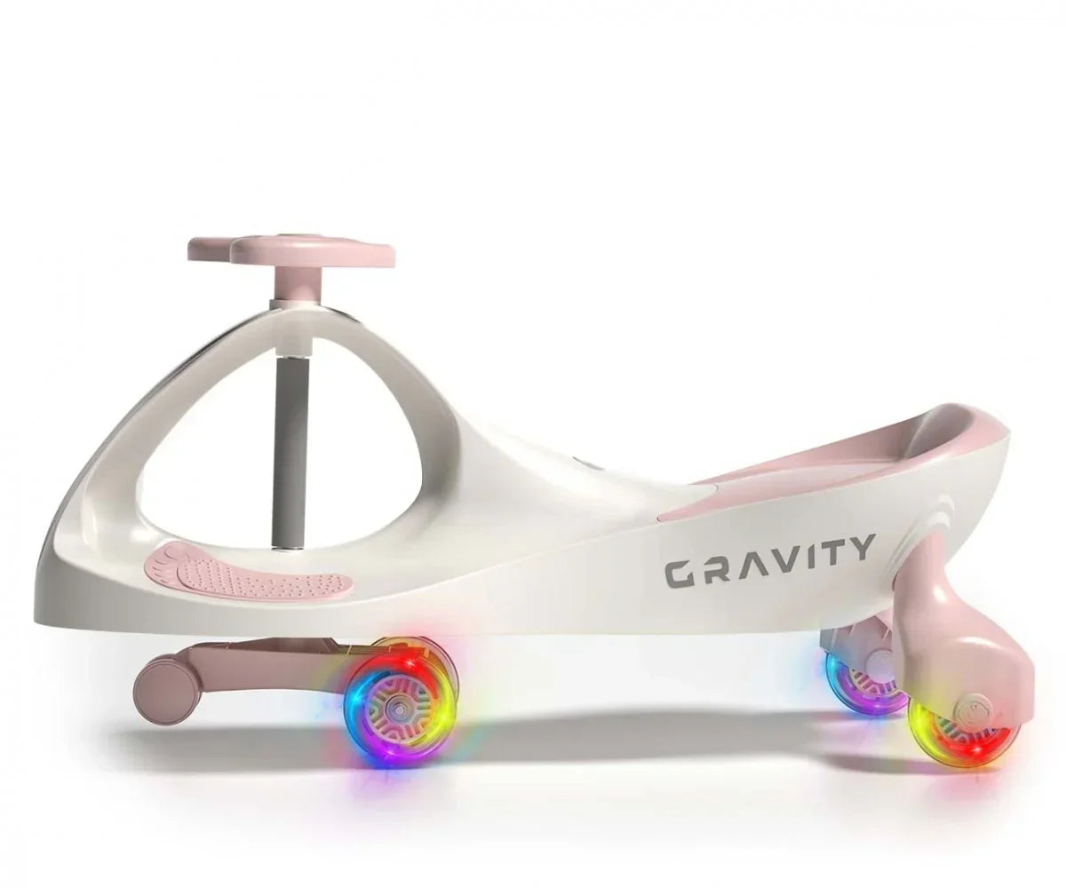 Jeździk dla dzieci Gravity Milly Mally Cream Pink bez pedałów