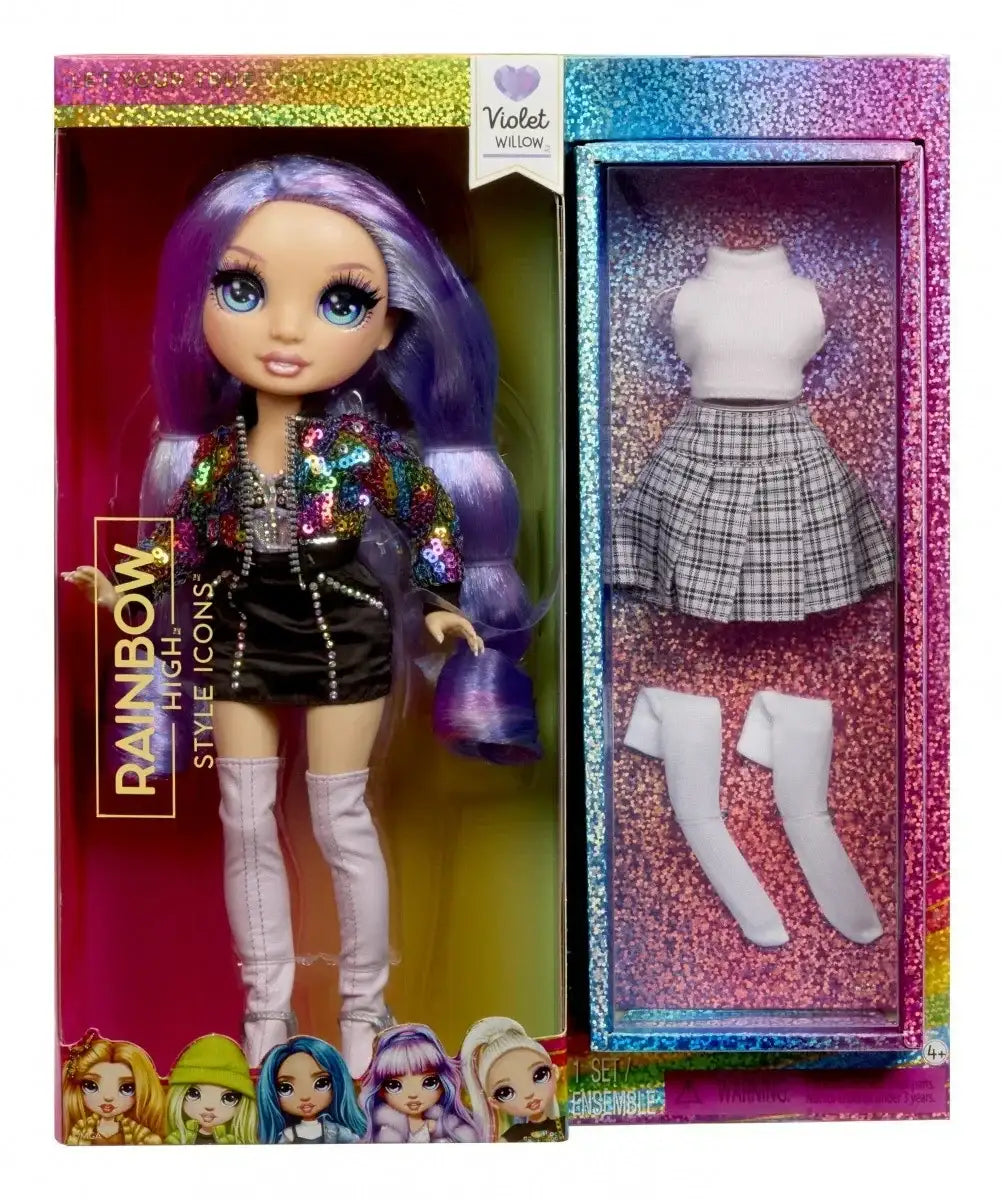 Rainbow High Violet lalka inspirowana modą