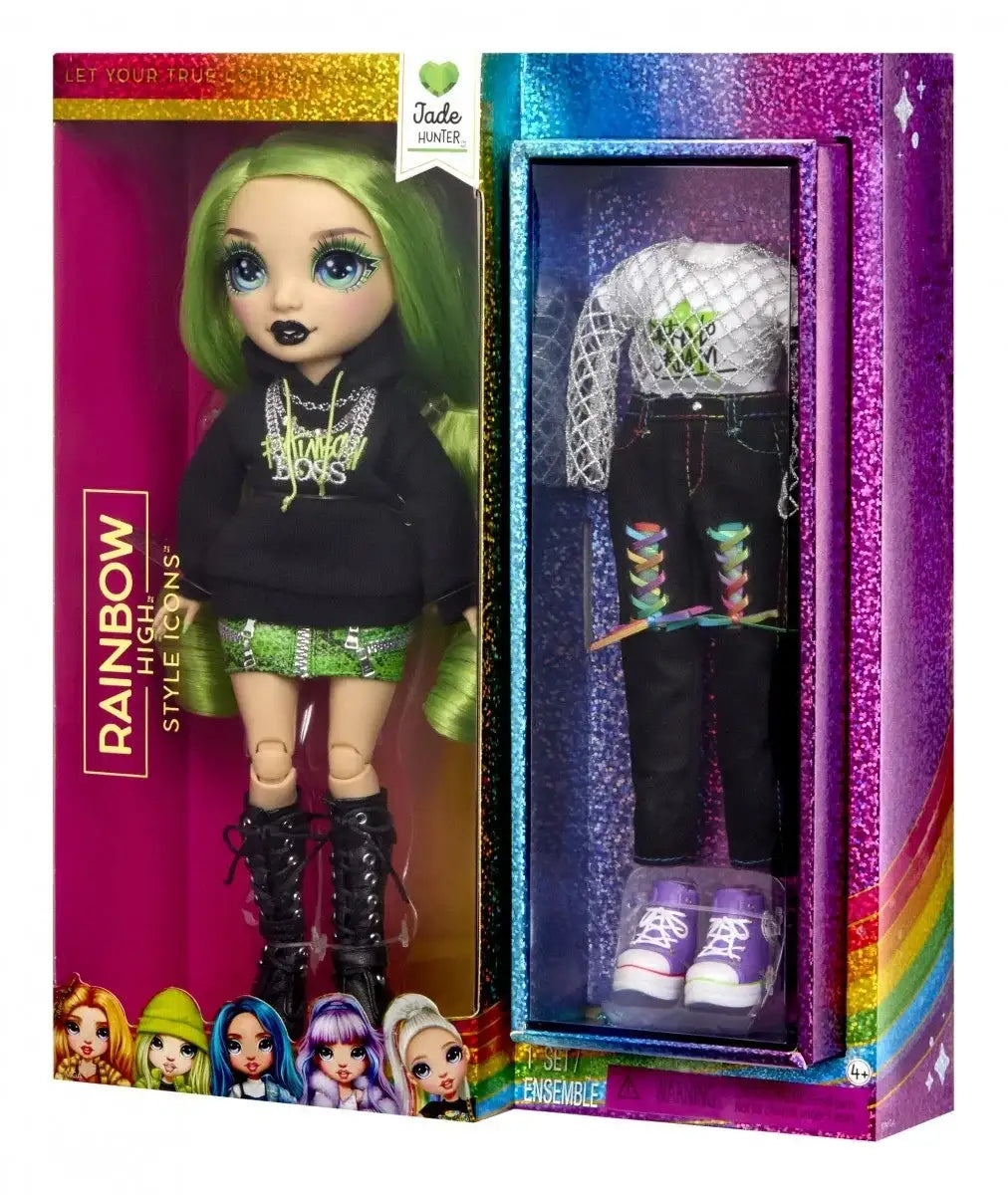 MGA Rainbow High Jade lalka z długimi włosami