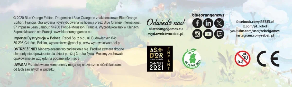 Dragomino gra strategiczna dla dzieci Rebel