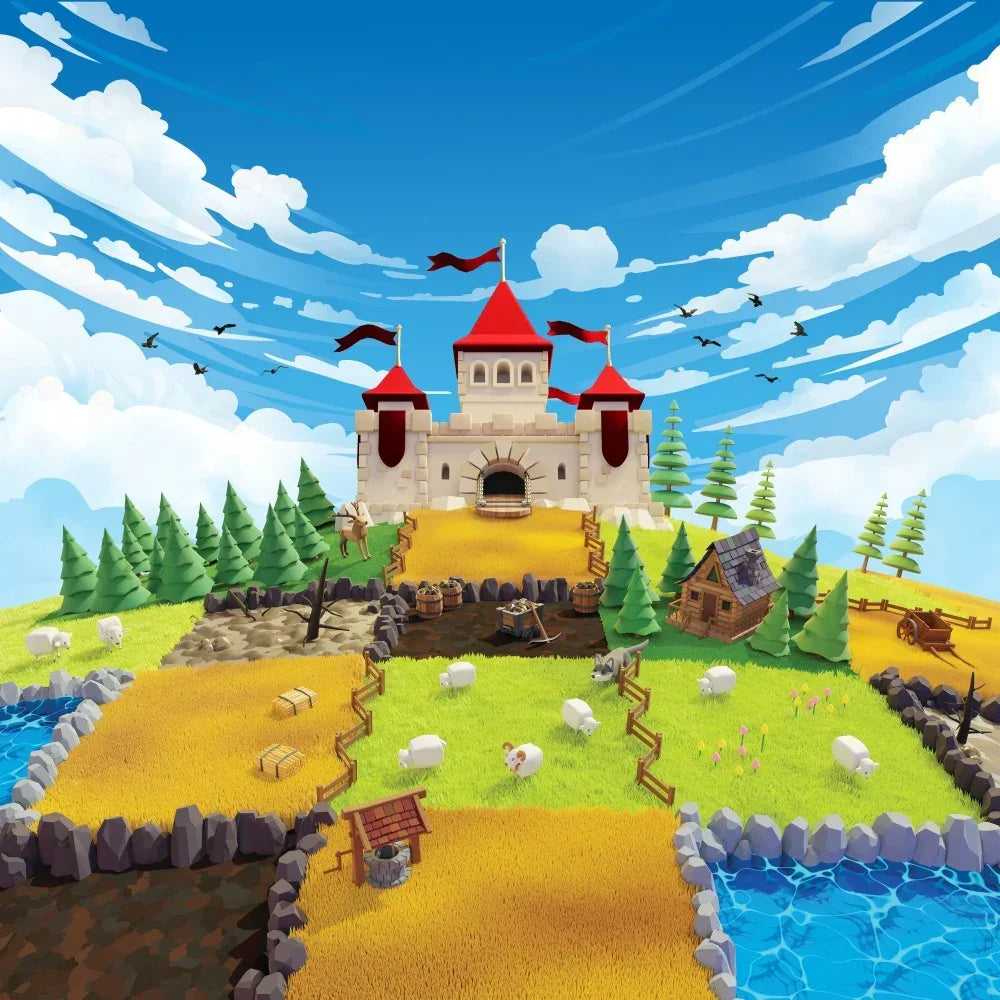 Kingdomino układanie królestwa gra Rebel