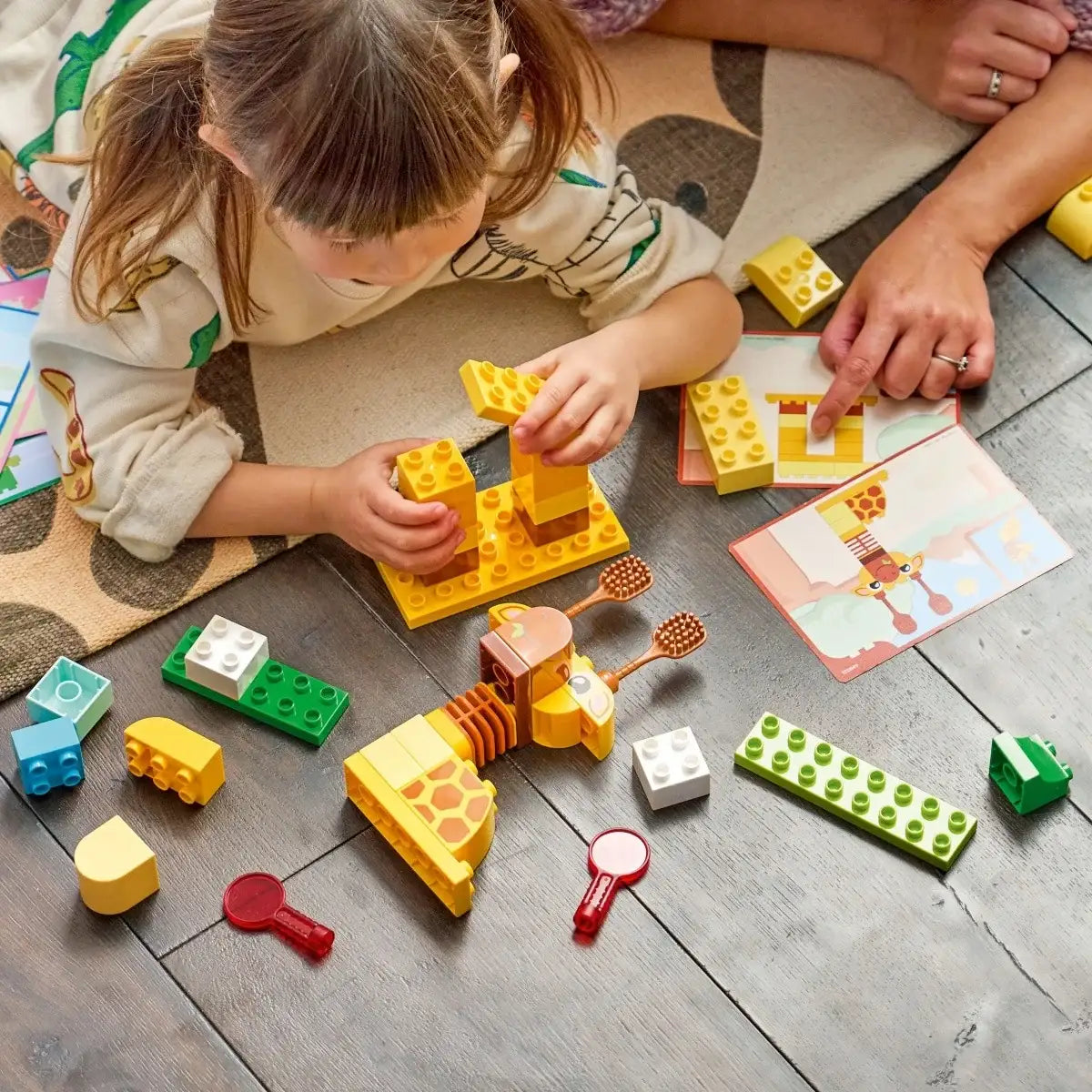 LEGO Gra w budowanie zwierzątek kreatywna zabawa dla najmłodszych