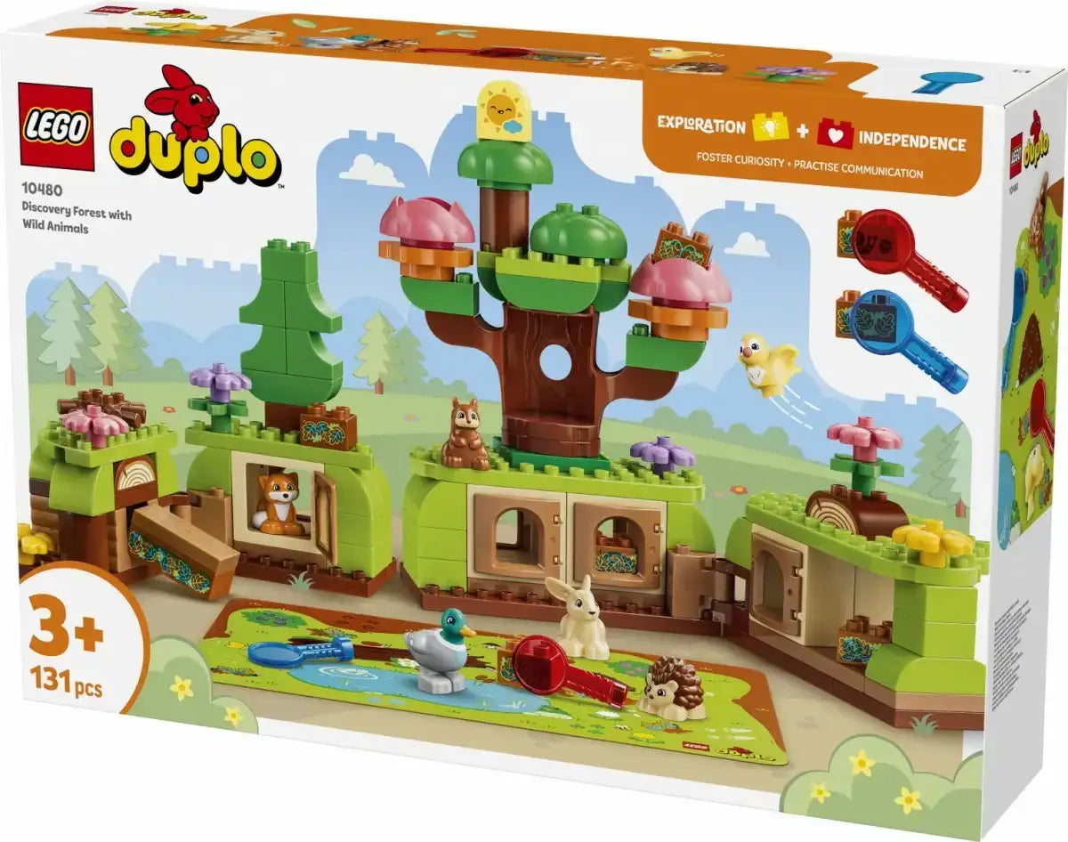 LEGO DUPLO zwierzęta leśne dla najmłodszych dzieci