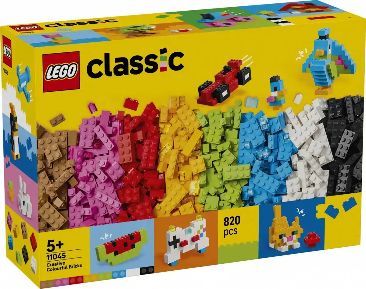 LEGO kolorowe klocki Classic 11045 edukacyjny zestaw