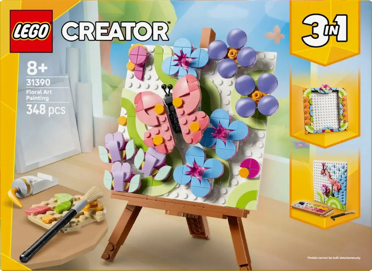 LEGO Dekoracyjny obraz z kwiatami 348 elementów