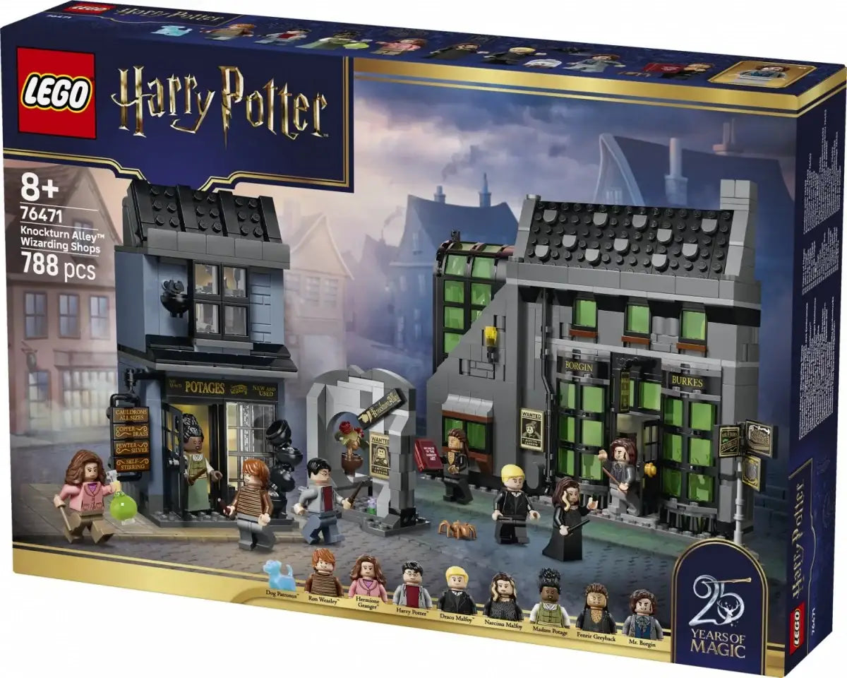 LEGO 76471 magiczne sklepy pełne szczegółów ze świata Harry’ego Pottera