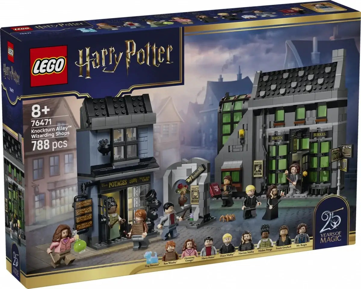 Zestaw LEGO dla fanów Harry Potter z ośmioma minifigurkami