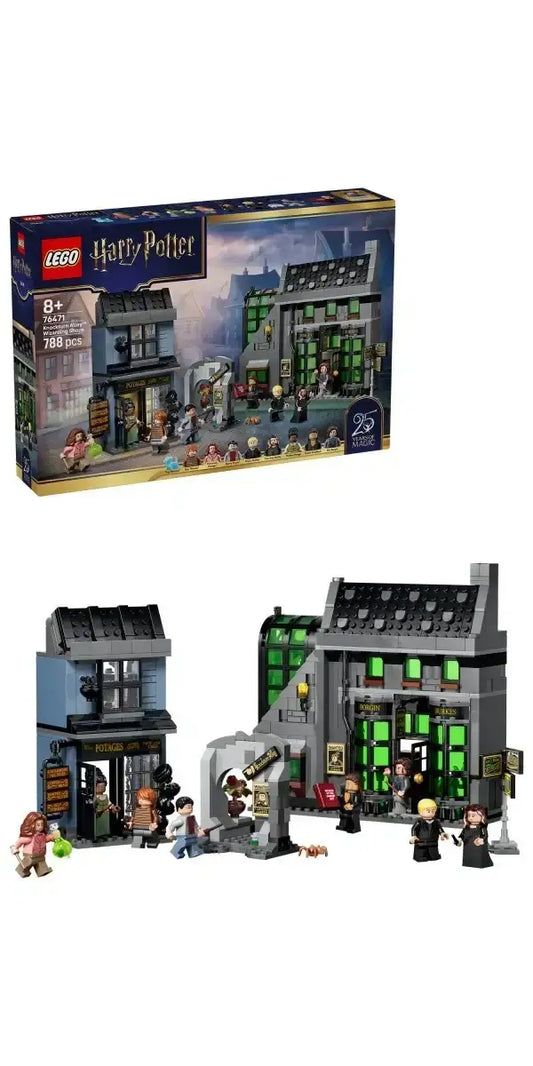 LEGO Harry Potter 76471 Magiczne sklepy na ulicy Śmiertelnego Nokturnu zestaw klocków