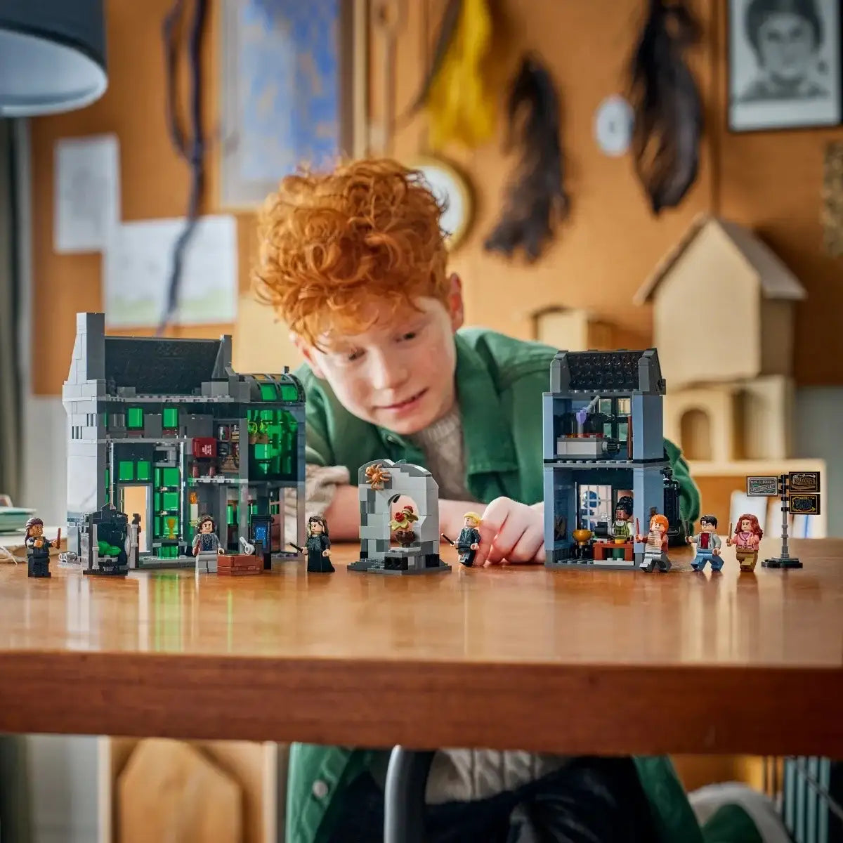 LEGO Harry Potter sklep Borgina i Burkesa oraz sklep z kociołkami