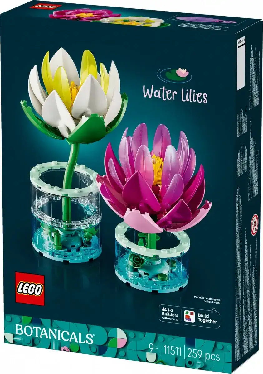 LEGO Botanicals rośliny wodne lilie