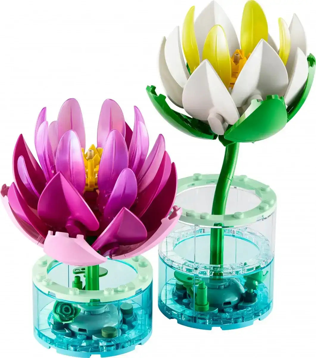 LEGO Botanicals lilie wodne dekoracja z klocków