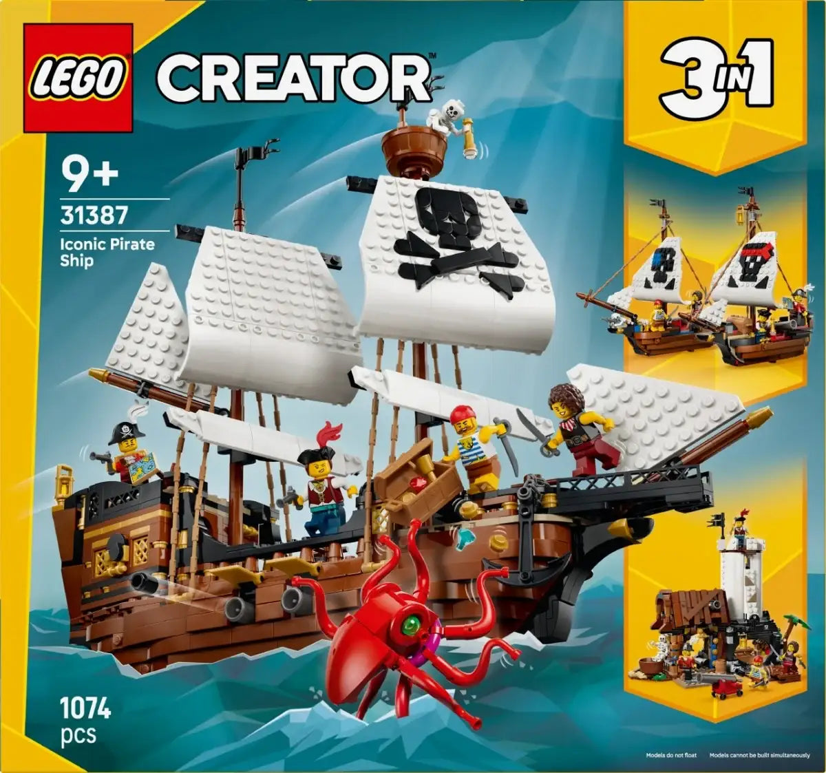 LEGO Creator 31387 klocki konstrukcyjne dla dzieci rozwijające kreatywność