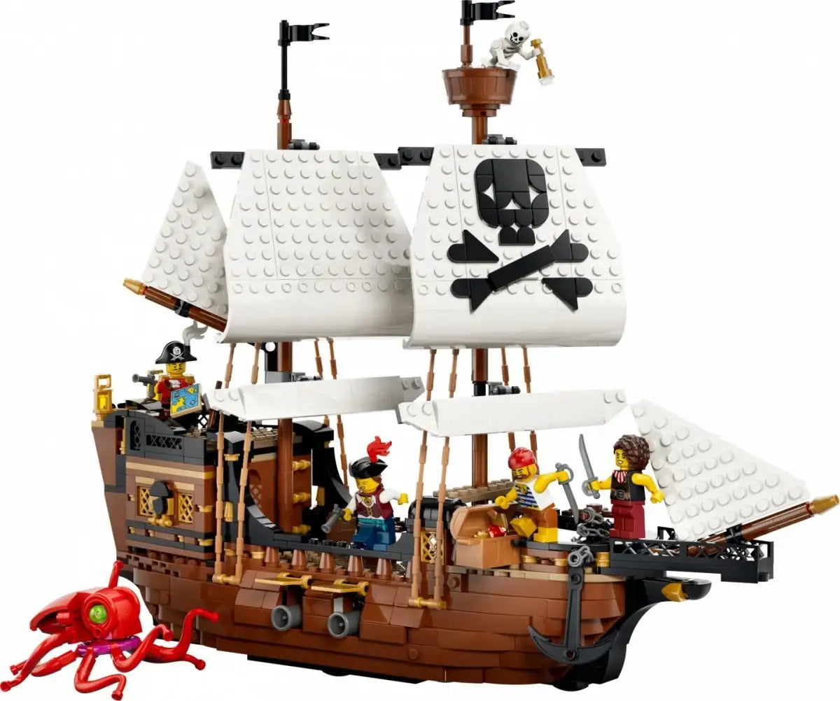 LEGO Creator 31387 statek piracki 3w1 z ruchomymi elementami i minifigurkami