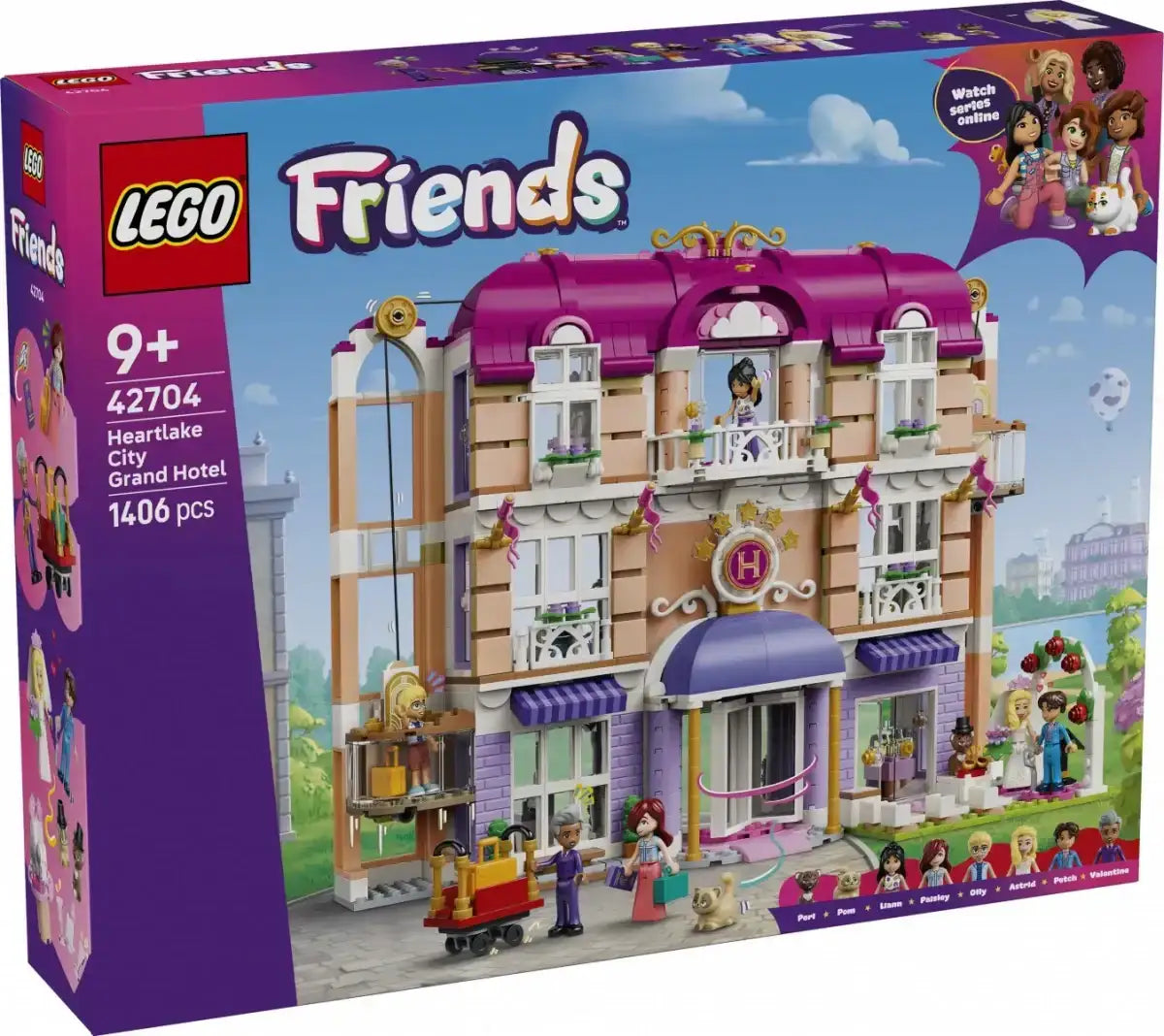 LEGO Friends hotel miejski z akcesoriami 42704