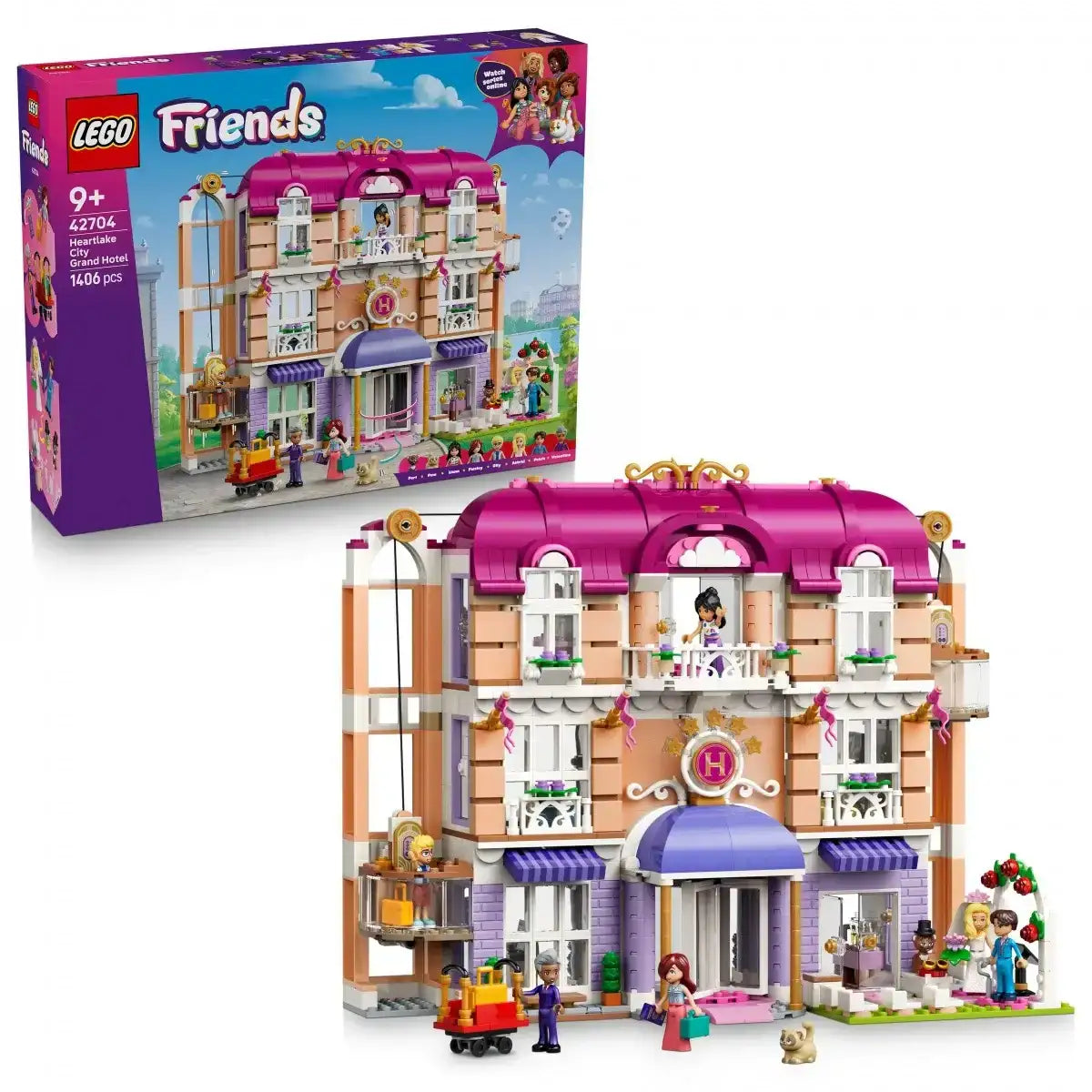 LEGO Friends 42704 Grand Hotel w Heartlake City budynek