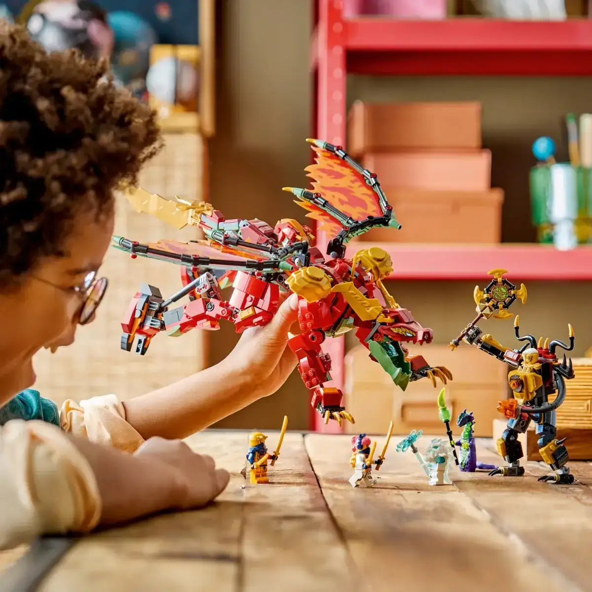 LEGO Ninjago Wyldfyre 71868 zestaw z robotem i smokiem
