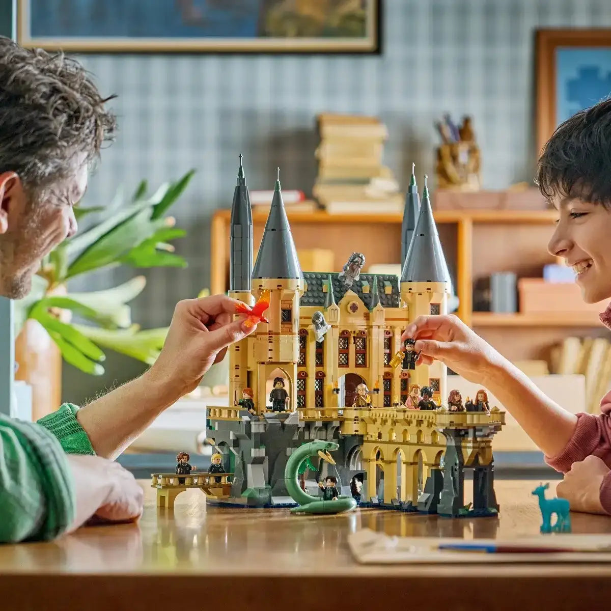 LEGO Harry Potter 76473 szczegółowa część zamku Hogwart