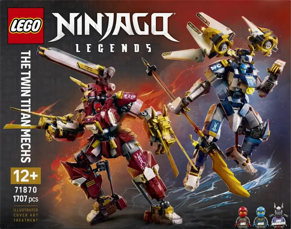 LEGO Ninjago roboty bojowe twin mechs