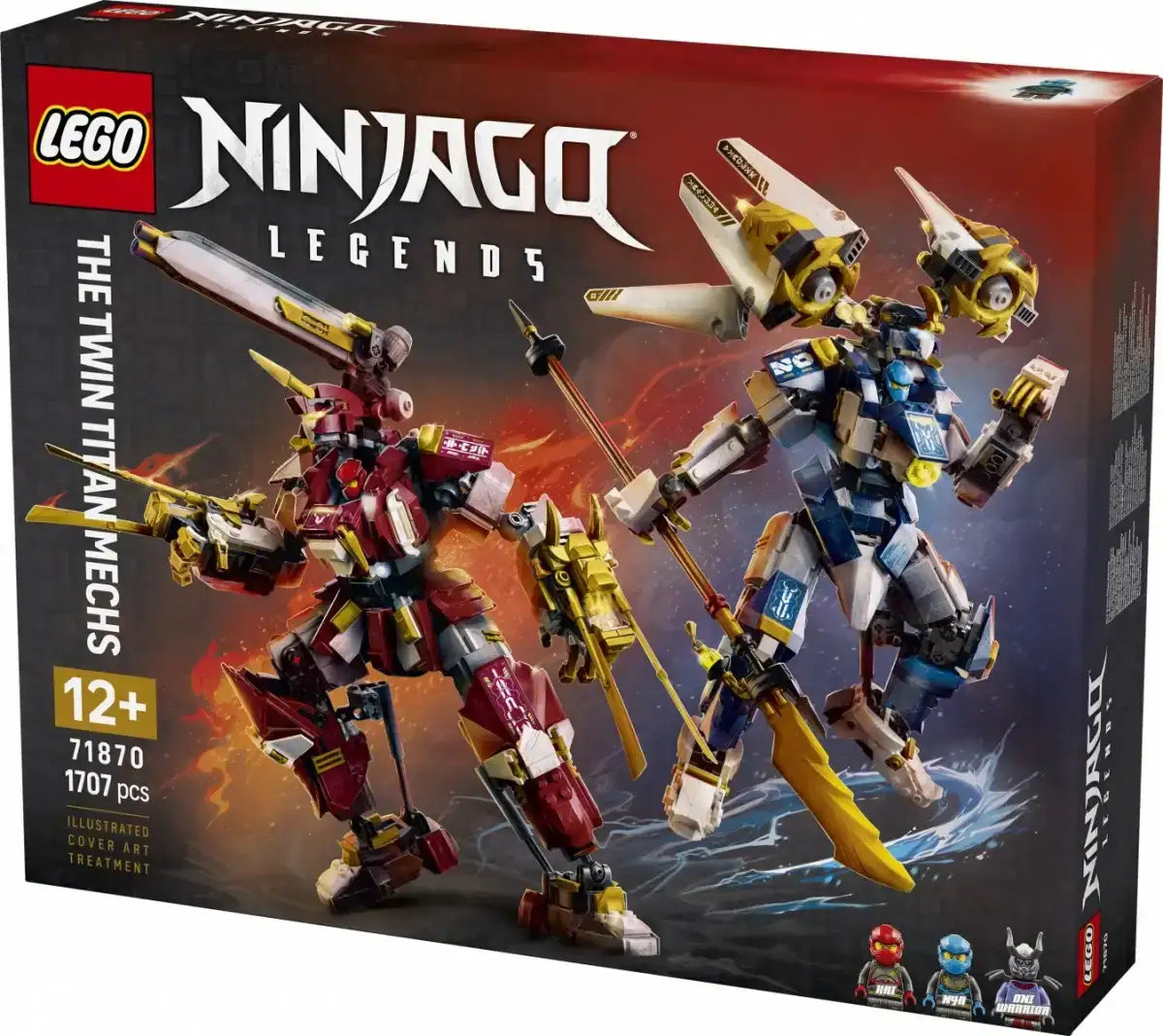 LEGO Ninjago zestaw 71870 z dwoma mechami