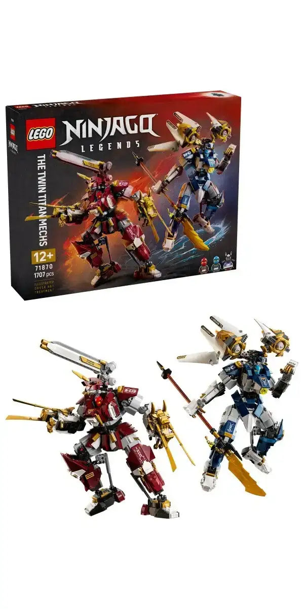 LEGO Ninjago 71870 Bliźniacze tytanowe mechy zestaw konstrukcyjny