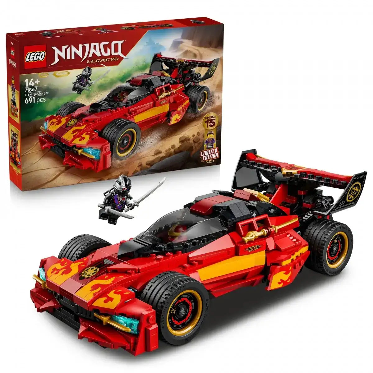 LEGO Ninjago 71867 Ninjaścigacz X-1 pojazd ninja