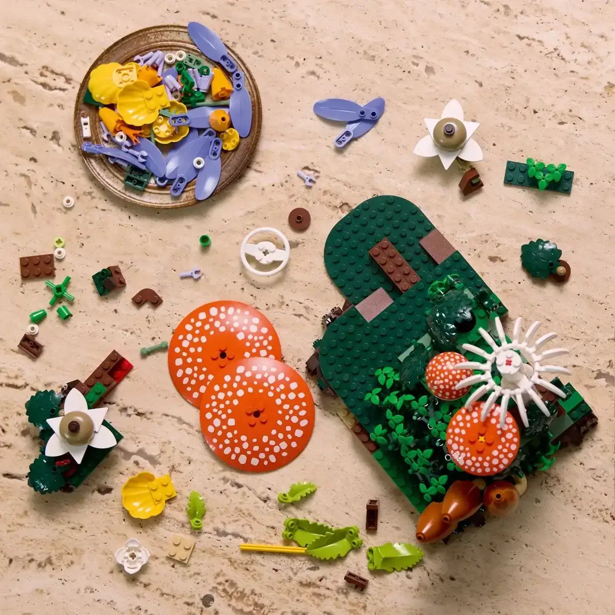 LEGO grzyby z lasu zestaw konstrukcyjny