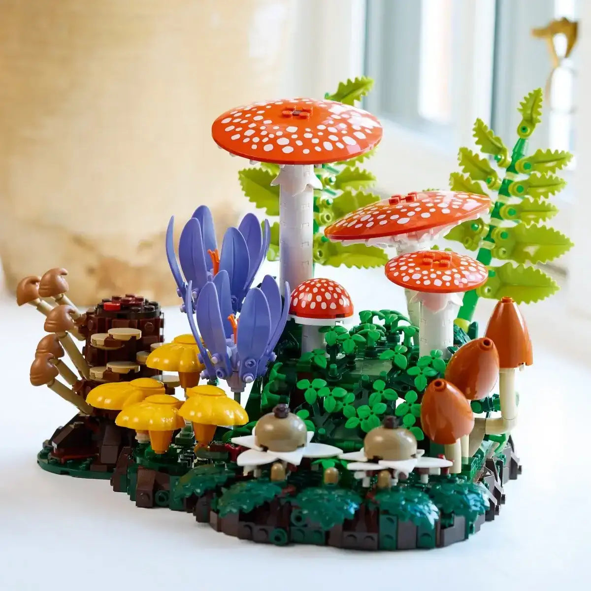LEGO Botanicals leśne grzyby dekoracja