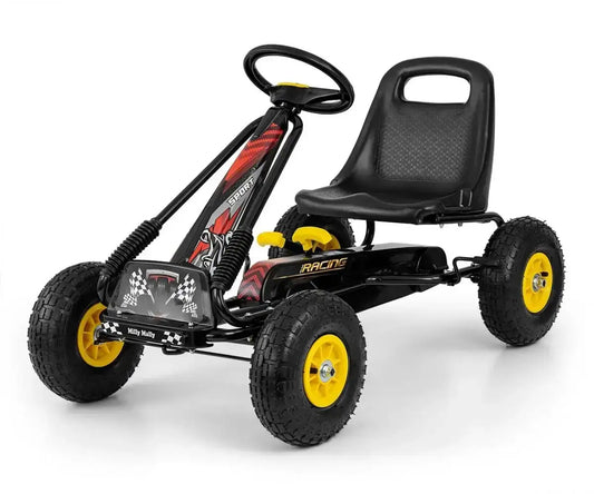 Milly Mally gokart Thor czarny na pedały