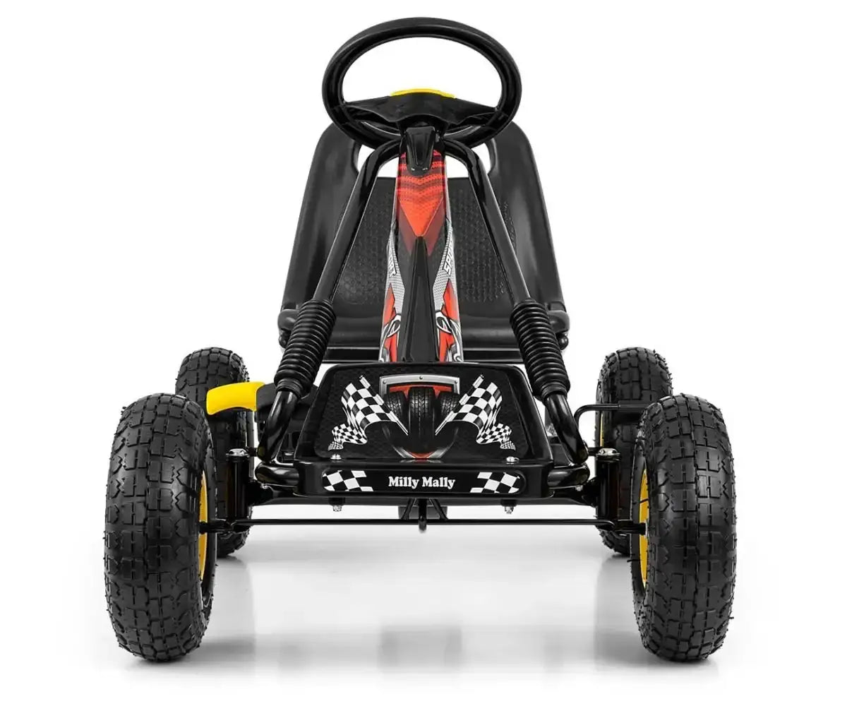 Czarny gokart dla dzieci Milly Mally Thor