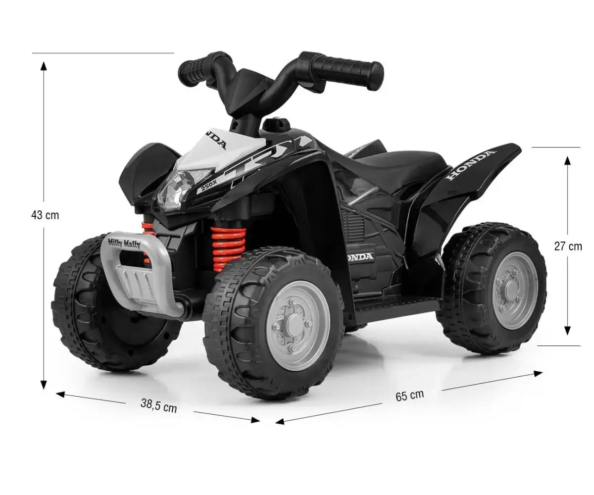 Pojazd ATV dla dzieci Milly Mally czarny