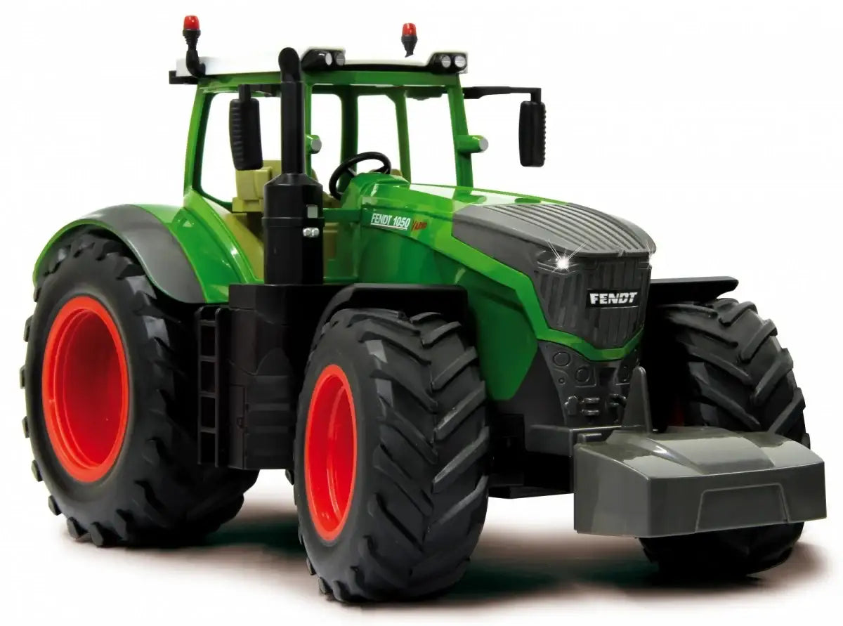Traktor na pilota Fendt 1050 z przyczepą sterowaną zdalnie