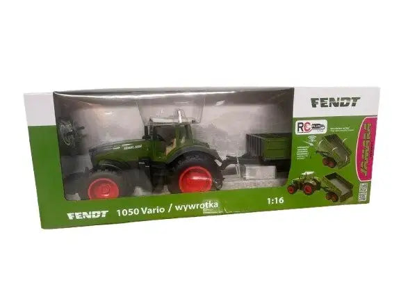 Zdalnie sterowany traktor Fendt 1050 z przyczepą dla dzieci