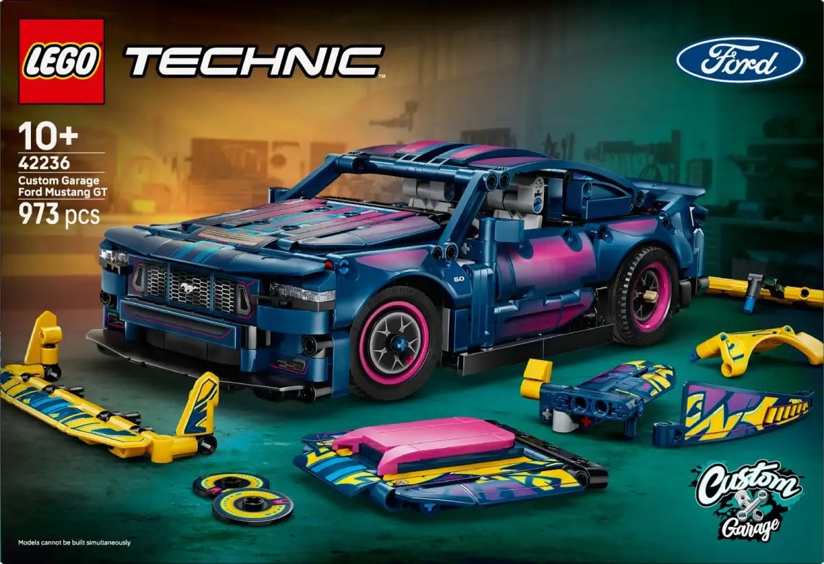 LEGO Ford Mustang GT model z klocków LEGO Technic do personalizacji
