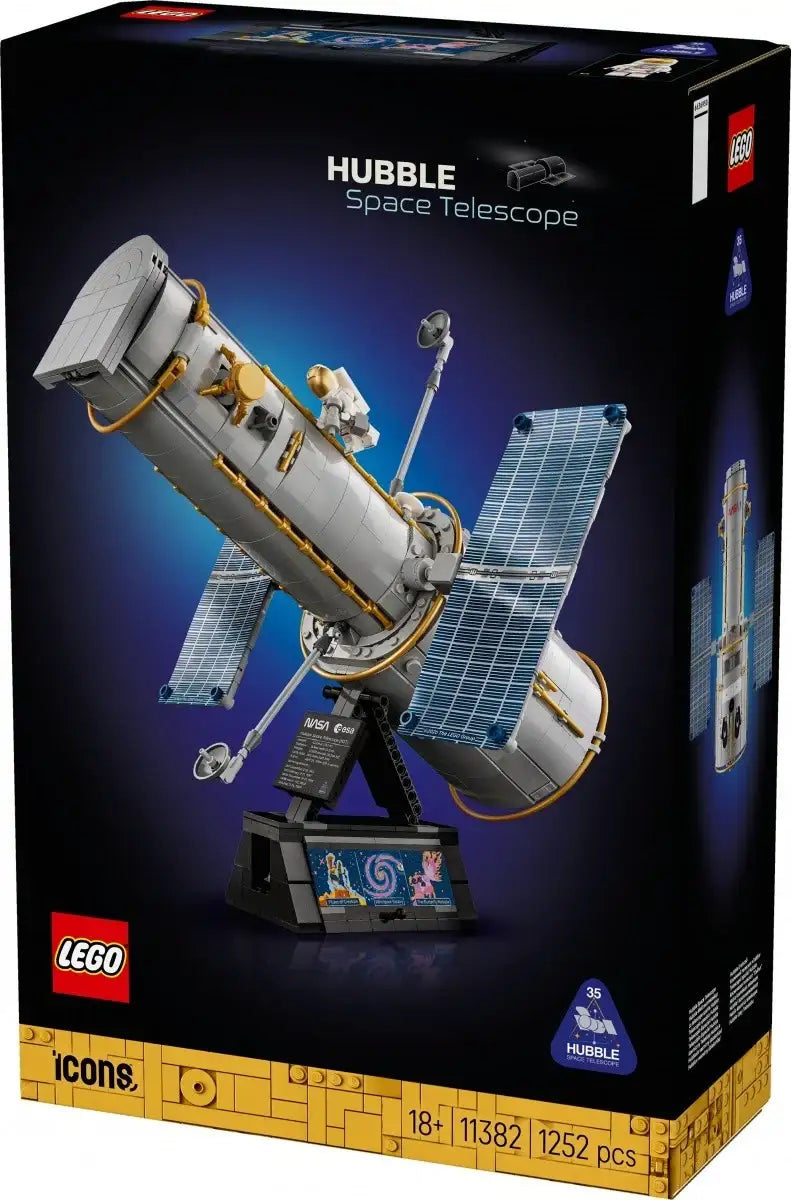 Model kosmiczny z klocków LEGO Icons dla miłośników astronomii