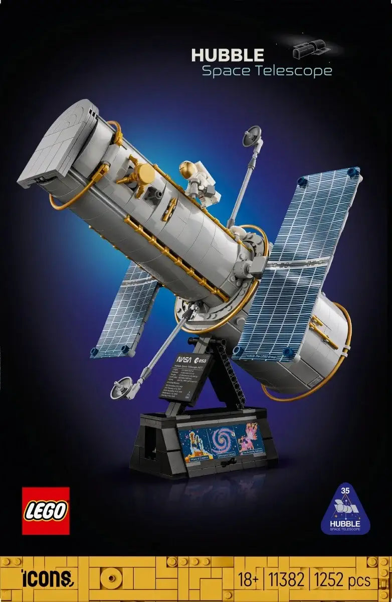 LEGO Icons 11382 Kosmiczny Teleskop Hubble'a jako dekoracja kolekcjonerska